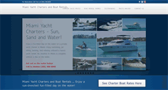 Desktop Screenshot of chartersinmiami.com